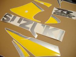 Suzuki GSX-R 600 2000 yellow adhesives set