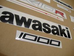 Kawasaki ZX-10R 2013 red stickers set
