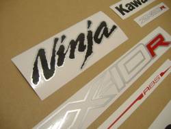 Kawasaki ZX10R 2013 Ninja red stickers