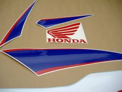 Honda CBR 600RR 2011 white blue decals