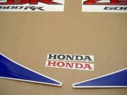 Honda 600RR 2011 white full decals kit