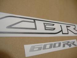 Honda CBR 600RR 2011 black stickers kit