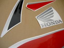 Honda 600RR 2010 red black stickers set