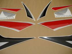 Honda CBR 600RR 2010 red black decals