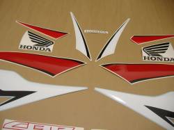 Honda 600RR 2009 black full decals kit