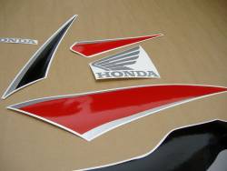 Honda 600RR 2009 black stickers set
