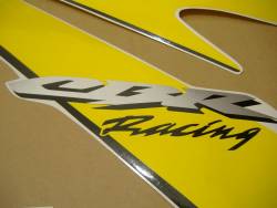 Honda 1000RR 2006 Fireblade yellow decal set