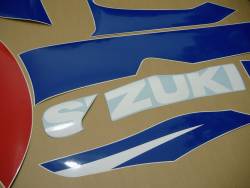 Suzuki GSX-R 750 K0 white logo graphics