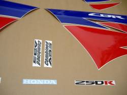 Honda CBR 250R 2013 white stickers kit