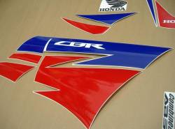 Honda CBR 250R 2013 white decals kit 
