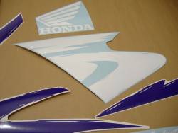 Honda CBR 600 F3 1997 white adhesives set