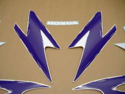 Honda 600 F3 1997 white stickers set