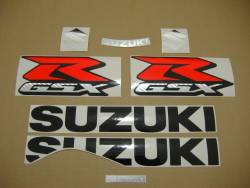 Suzuki GSXR 1000 K9 white full decals kit