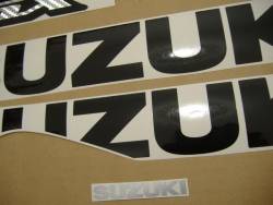 Suzuki 1000 2009 white blue stickers kit