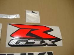 Suzuki GSX-R 1000 2009 white stickers set