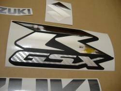 Suzuki 1000 2009 white complete sticker kit