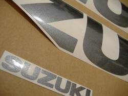 Suzuki 1000 2009 burgundy complete sticker kit