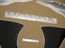 Honda 125R 2009 black reproduction stickers