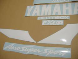 Yamaha 1000R 1997 red complete sticker kit