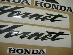 Honda 600F 2002 white full decals kit
