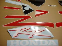 Honda 954RR 2003 Fireblade red stickers set