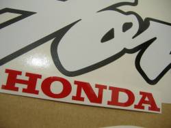 Honda 1998 Hornet silver reproduction decals