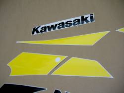 Kawasaki ZX9R 2002 Ninja silver stickers