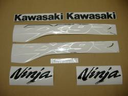 Kawasaki ZX9R 2003 Ninja grey decals kit