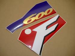 Honda CBR 600F F3 1996 red reproduction stickers