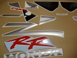 Honda 954RR 2002 SC50 silver adhesives set