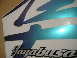 Suzuki Hayabusa 1999 k1 k2 k3 k4 blue stickers set