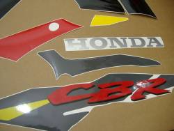 Honda 600f3 1995 grey red yellow stickers set