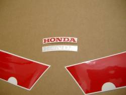 Honda 600 F4 2003 silver complete sticker kit