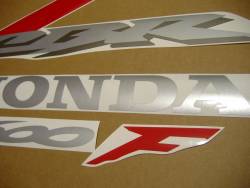 Honda CBR 600F F4 2006 red stickers