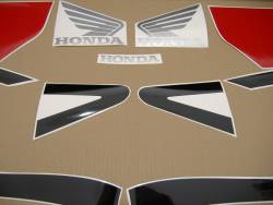Honda CBR 954RR 2002 SC50 black decals kit 