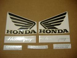 Honda CB600F 2013 Hornet blue adhesives set