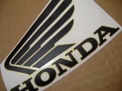 Honda CB600F 2012 Hornet black adhesives set
