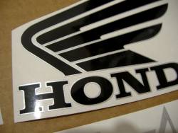 Honda CB600F 2013 Hornet white adhesives set