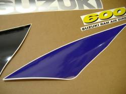Suzuki 600 1997 srad grey adhesives set