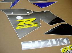Suzuki GSX-R 600 1997 grey decals kit 