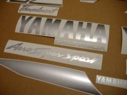 Yamaha YZF 600R 2000 red stickers kit