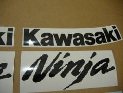 Kawasaki ZX6R 2007 orange stickers set