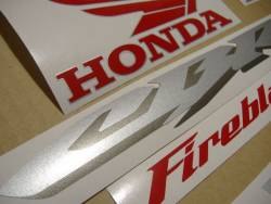 Honda 1000RR 2005 Fireblade black stickers set