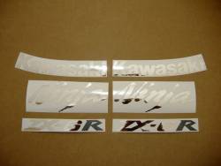Kawasaki ZX 6R 2007 black labels graphics