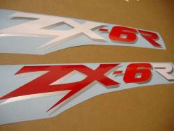 Kawasaki ZX-6R 2003 complete sticker kit