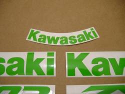 Kawasaki ZX6R 2000 black stickers set