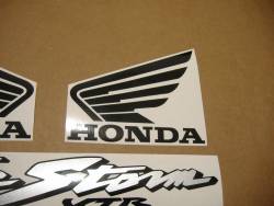 Honda vtr 1000F 2000 red full decals kit