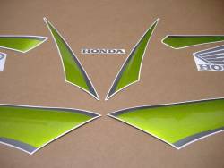 Honda CBR 600RR 2009 green stickers kit