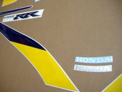Honda CBR 929RR 2001 yellow stickers kit