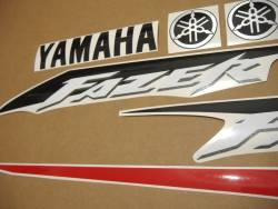 Yamaha FZS 600 2003 red labels graphics